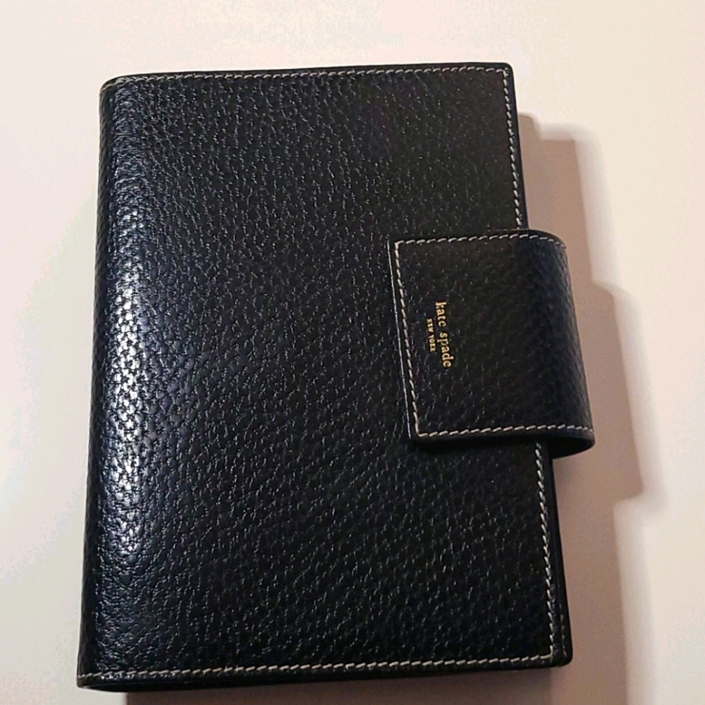 Kate Spade leather agenda planner-Rare